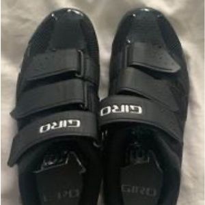 giro black velcro spin bike clip shoes 38 US 6.5